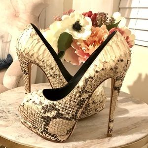 *1DAY*GIUSEPPE ZANOTTI— Peep toe Platform Sharon